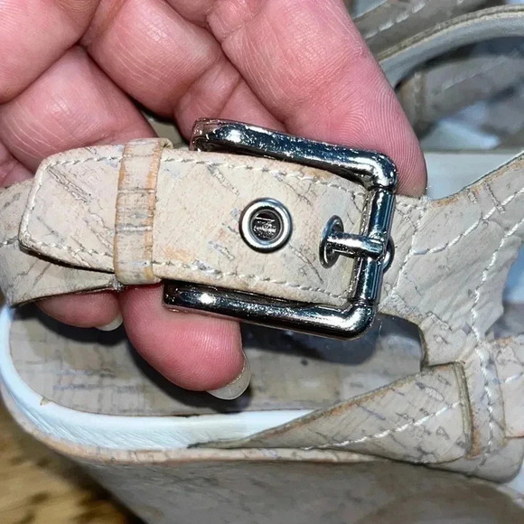 Donald Pliner Gilda Cork Wedge Strappy Sandals, beachy, summer, cool - Picture 9 of 9